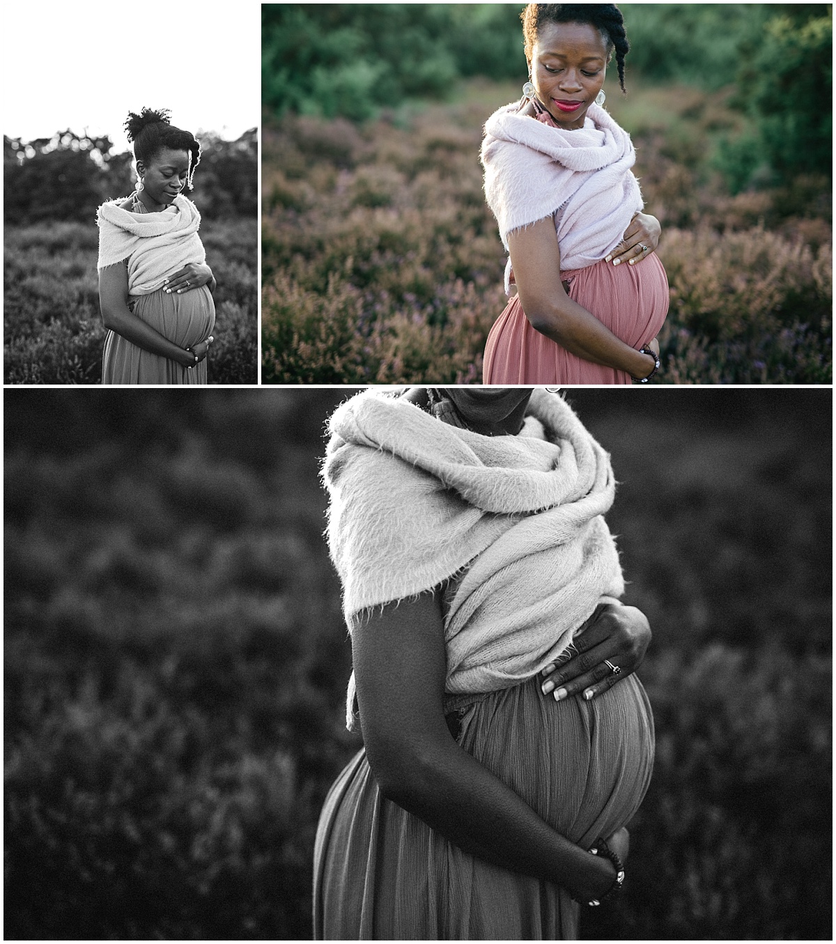 Maternity to newborn photoshoot