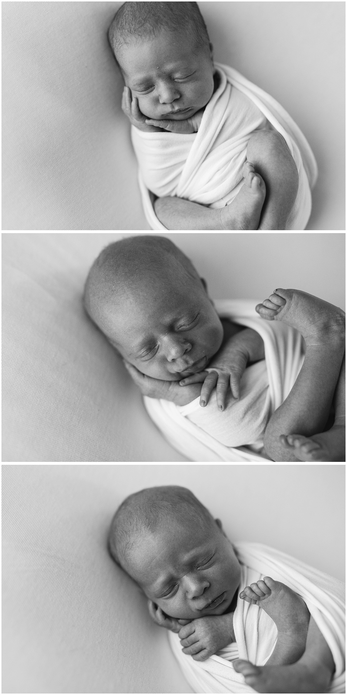 Triplet newborn photography