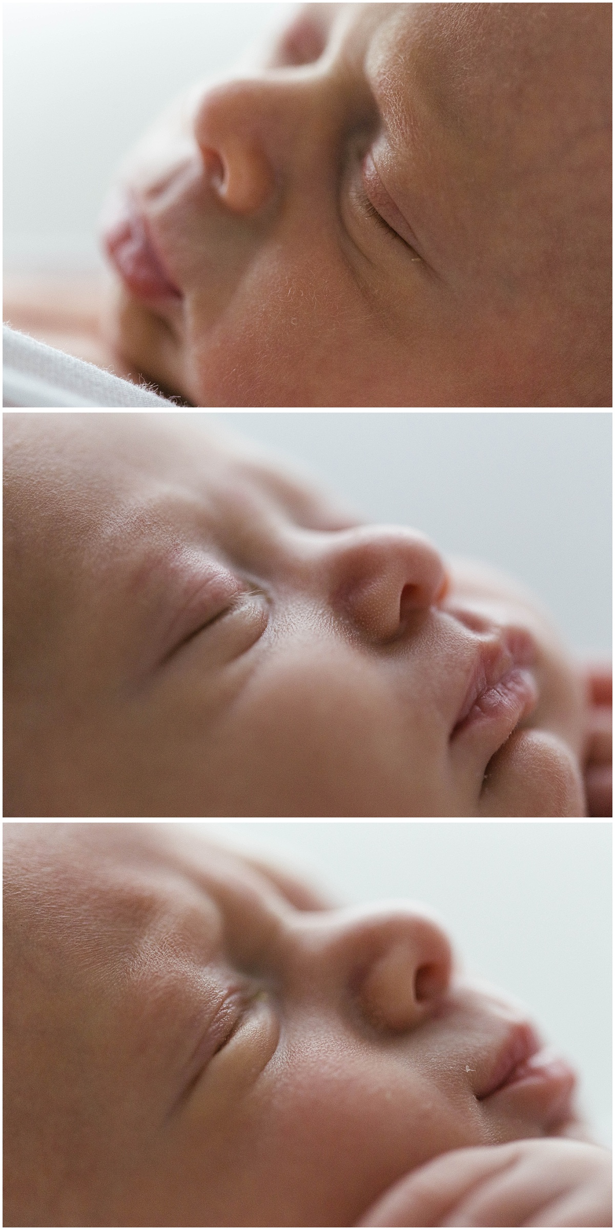 Triplet newborn photography