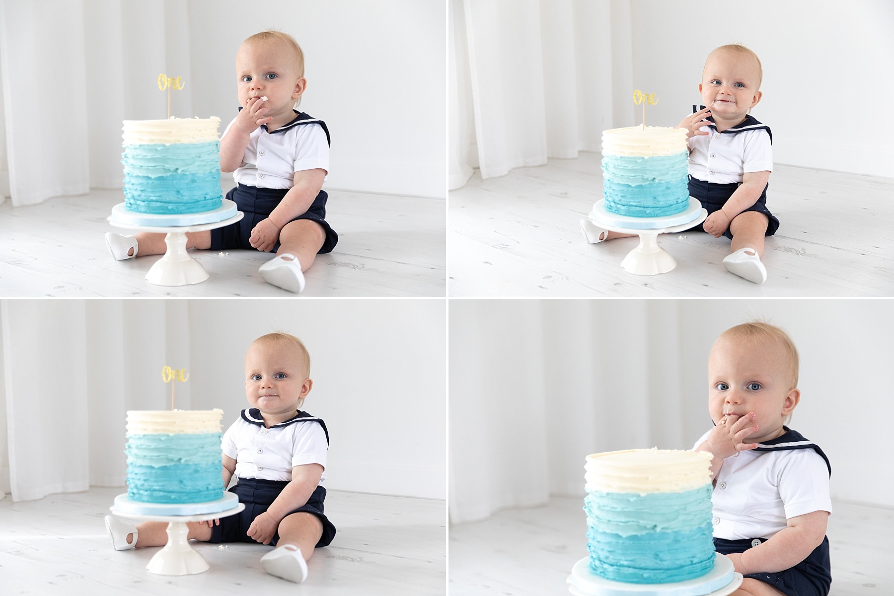 Cake smash session Farnborough Basingstoke Hampshire first birthday shoot