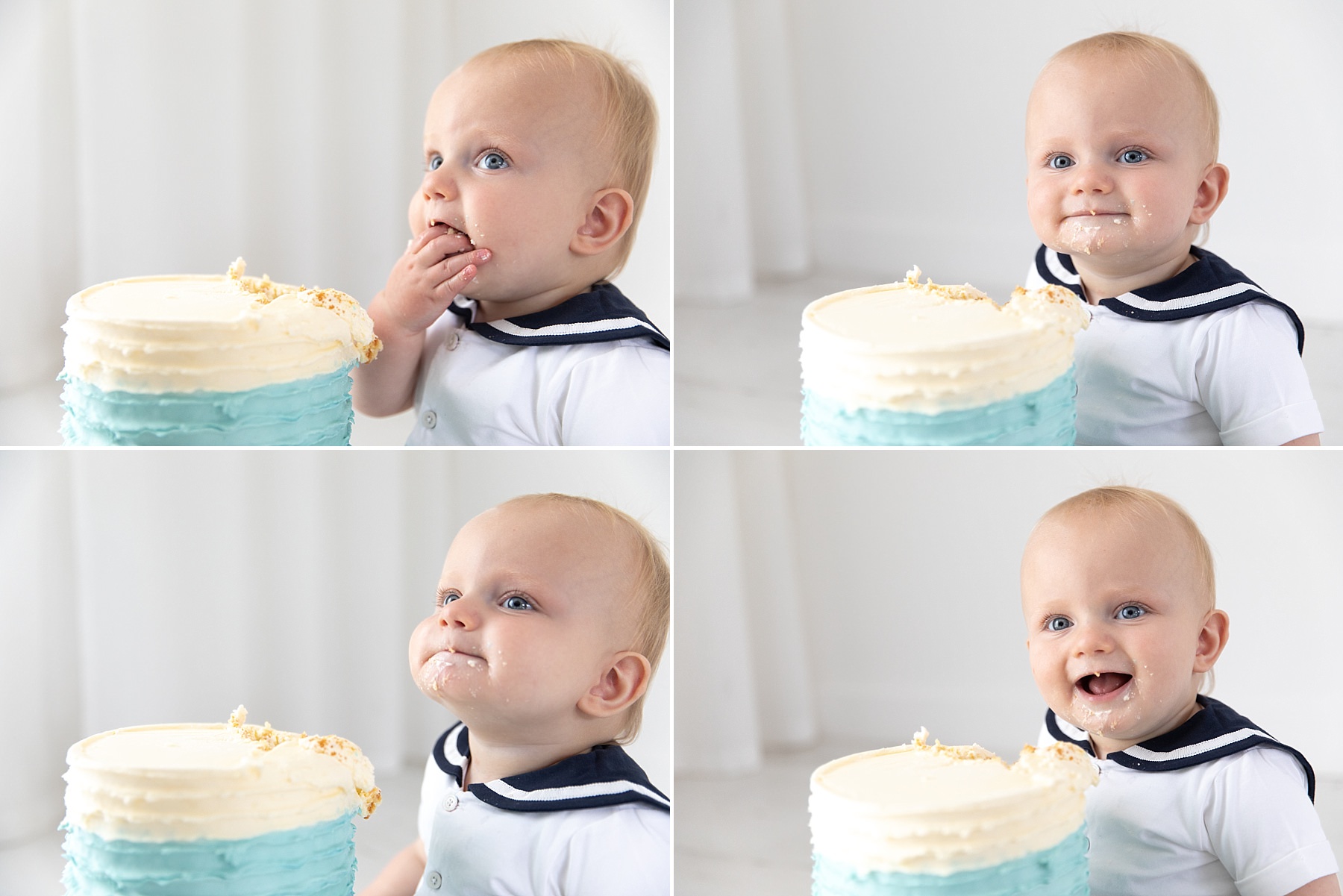 Cake smash session Farnborough Basingstoke Hampshire first birthday shoot