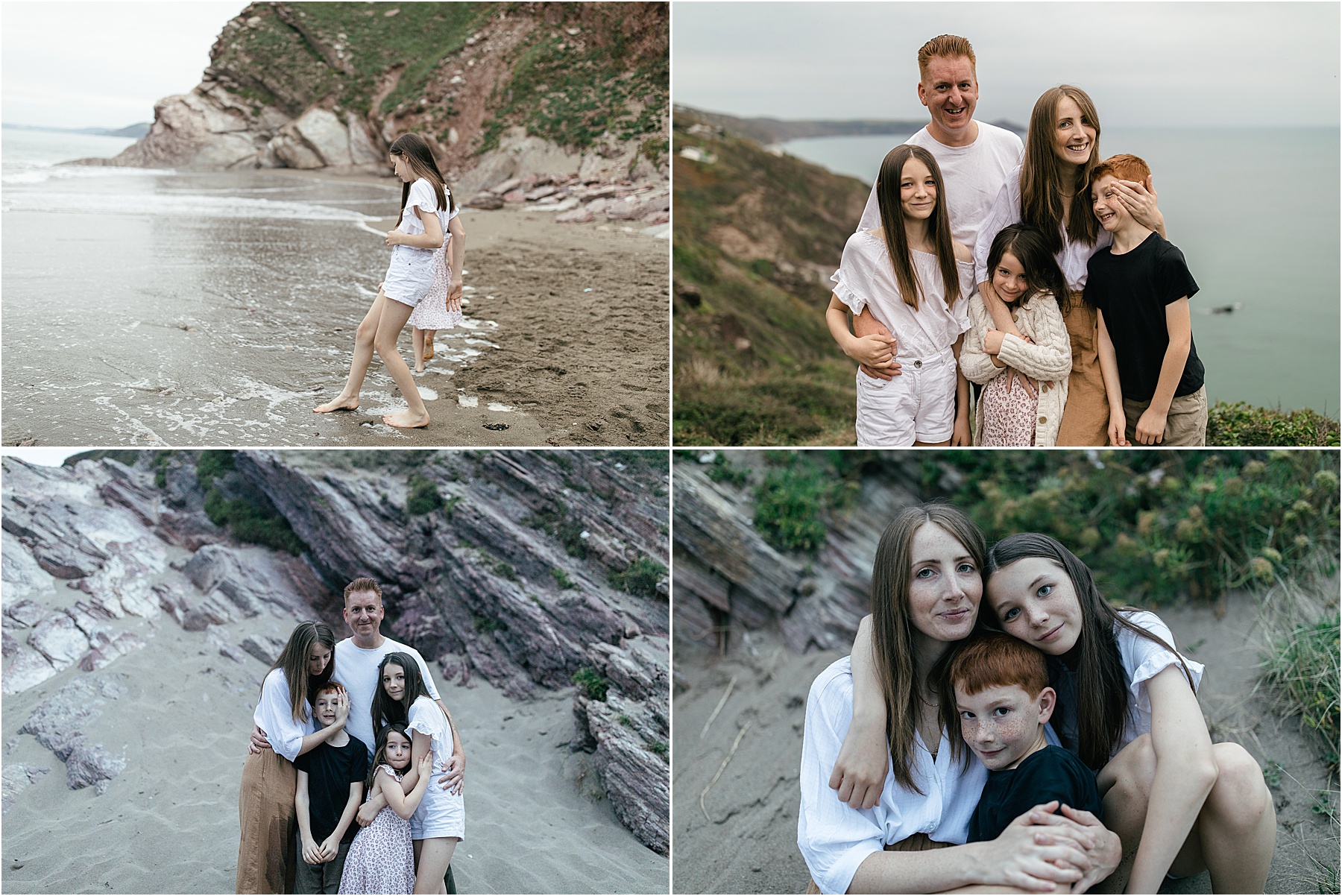 CORNWALL BEACH FAMILY SHOOT