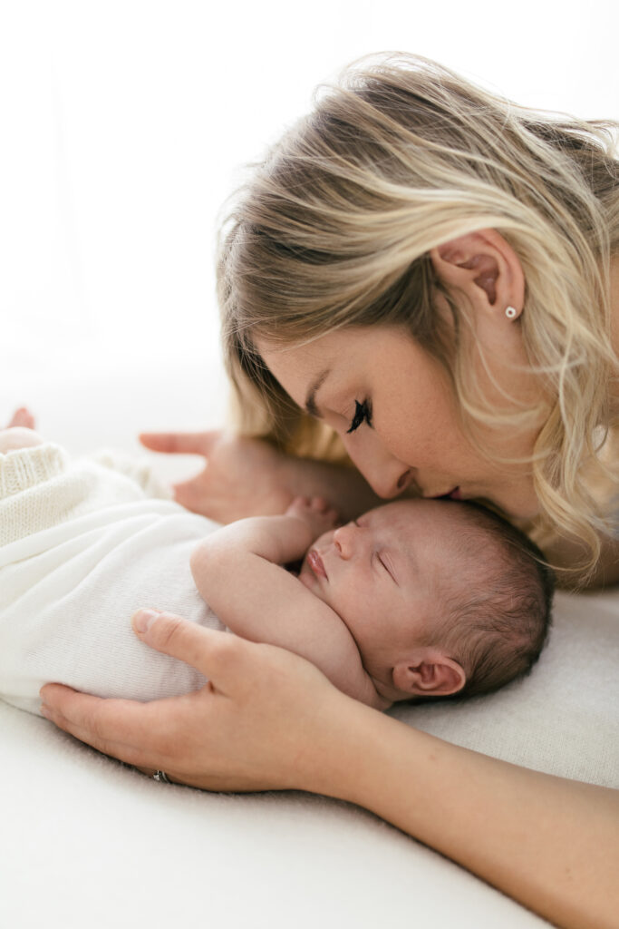 Intimate newborn photography Hampshire